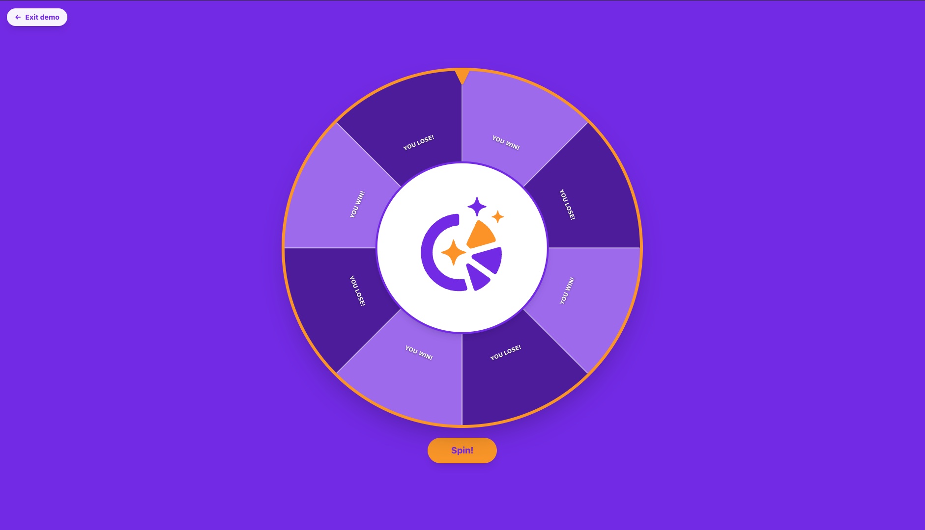 Scratch-to-Win game with custom scratch surface and reward reveal