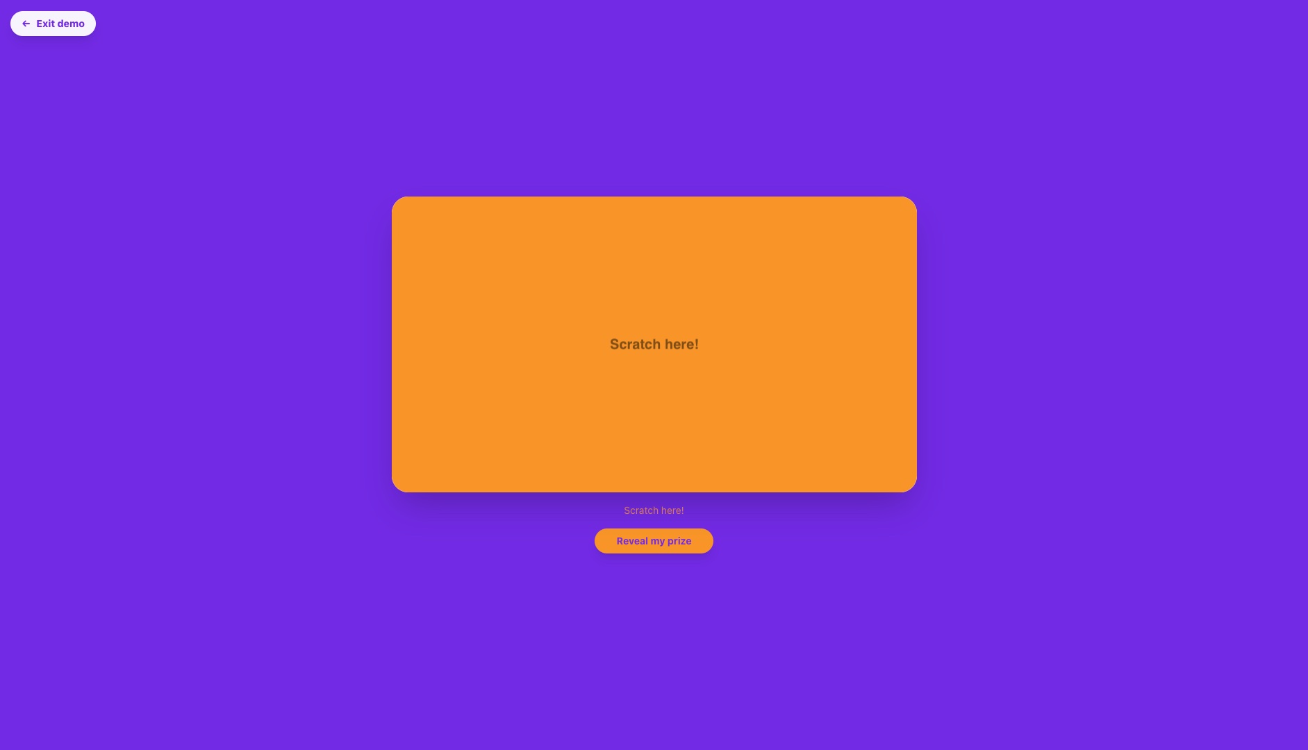 Prizely public brand landing page with lead capture form and game selection