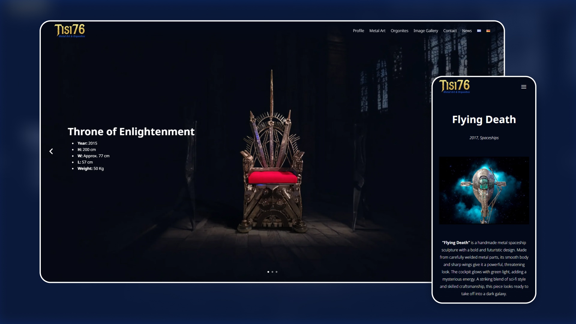 tisi76.com — WordPress Website